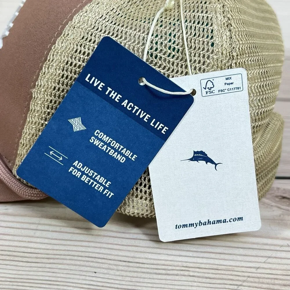 NEW Tommy Bahama Trucker Hat Tip Your Cap Baja Margarita Recipe Snapback Muave